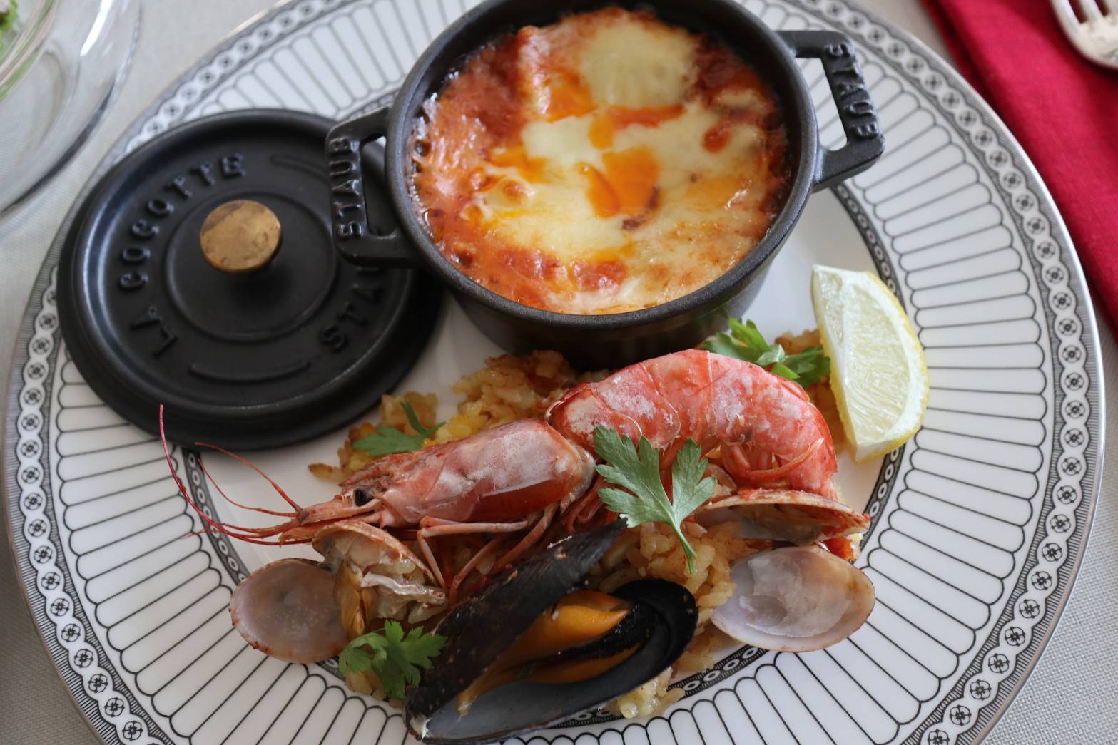 冬レッスンの完成した料理