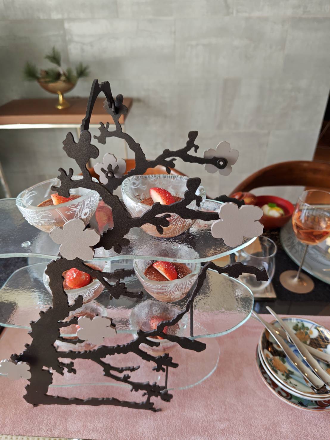 春レッスンの完成した料理